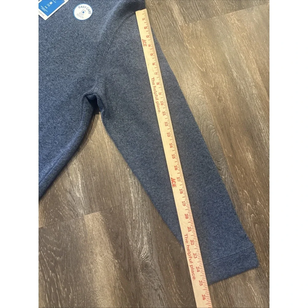 Haggar 1/4 Zip Pullover Cool 18 Pro Sweater Men's Blue Size XL--NWT
